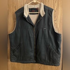 Wolverine Dark Gray Vest with Soft Cream Lining